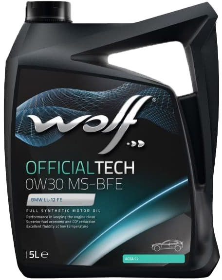 

Моторное масло Wolf Officialtech MS-BFE 0W-30 синтетическое 8336515