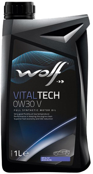 

Моторное масло Wolf Vitaltech V 0W-30 синтетическое 8324062