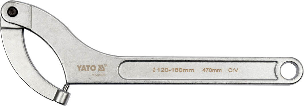 

Ключ шлицевой Yato YT-01679 I-образный 120-180 мм с шарниром