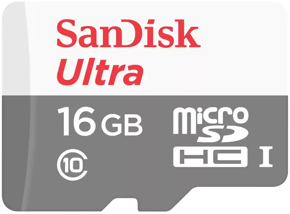 

Карта памяти SanDisk Ultra Light microSDHC 16 ГБ SDSQUNS-016G-GN3MN
