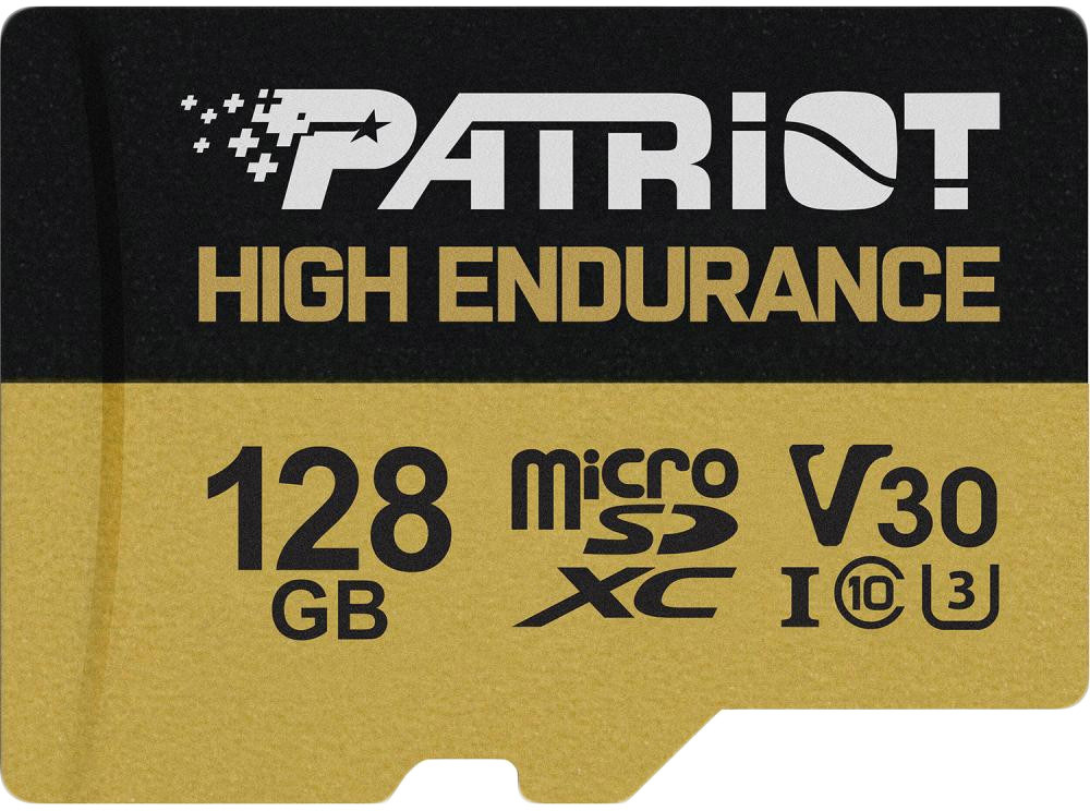 

Карта памяти Patriot High Endurance microSDXC 128 ГБ PEF128GE31MCH