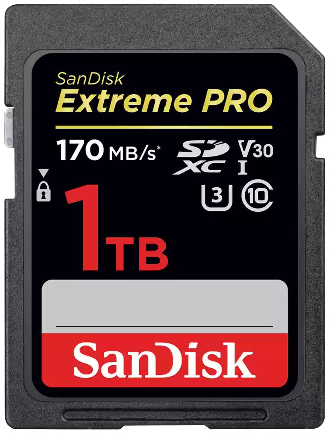 

Карта памяти SanDisk Extreme PRO SDXC 1 ТБ SDSDXXY-1T00-GN4IN