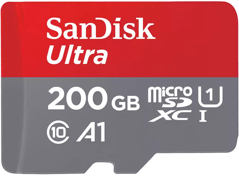 

Карта памяти SanDisk Ultra microSDXC 200 ГБ SDSQUA4-200G-GN6MN