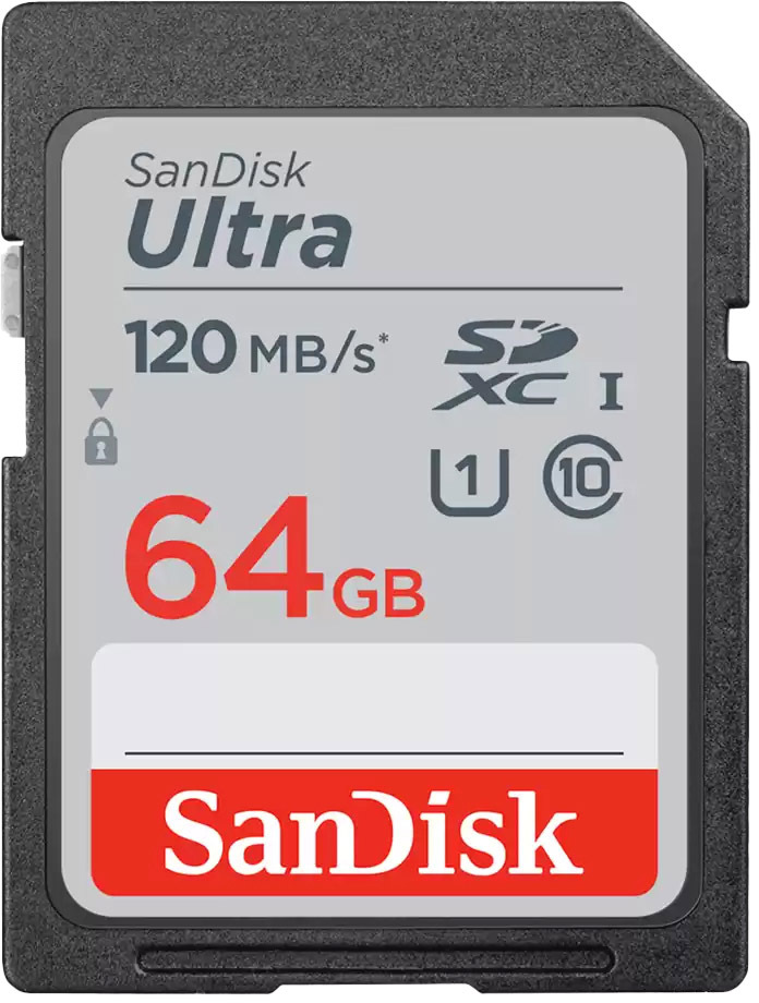 

Карта памяти SanDisk Ultra SDXC 64 ГБ SDSDUN4-064G-GN6IN