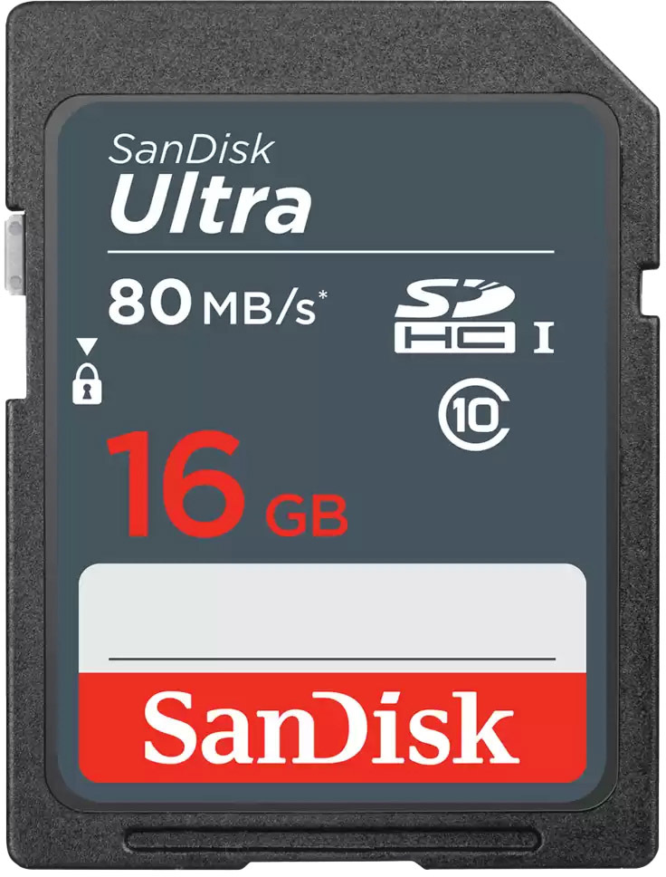 

Карта памяти SanDisk Ultra Light SDHC 16 ГБ SDSDUNS-016G-GN3IN