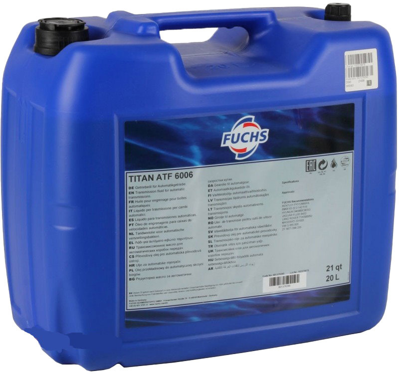 

Трансмиссионное масло Fuchs Titan ATF 6006 синтетическое 601777196