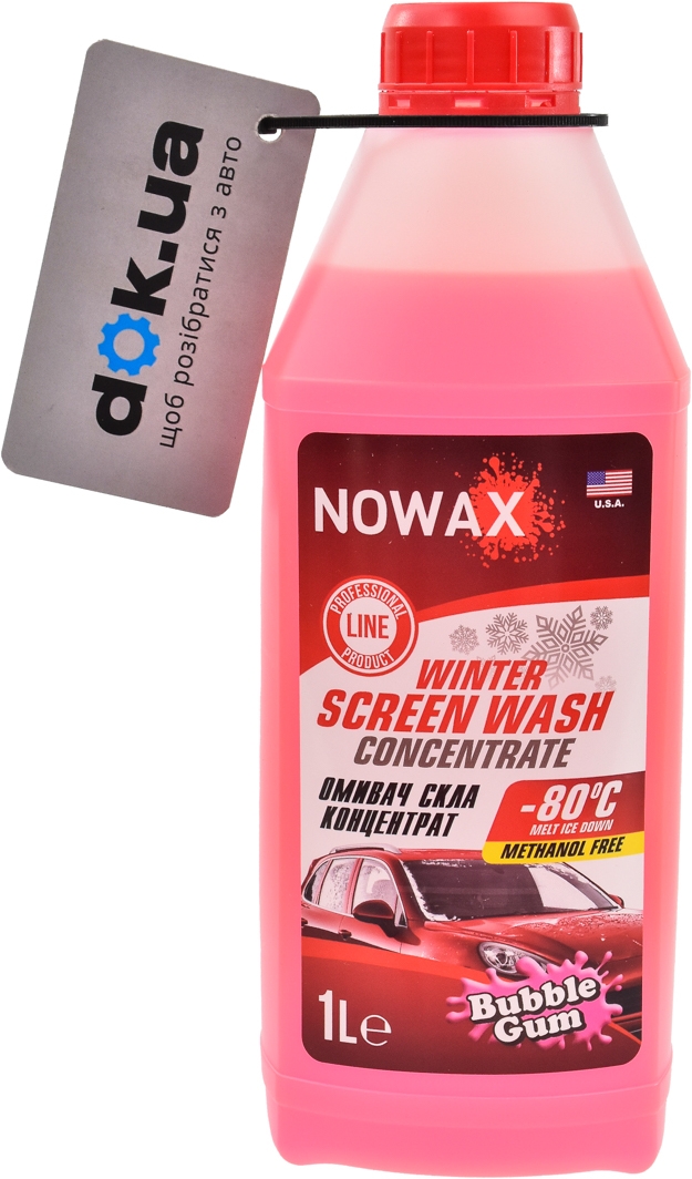 

Концентрат омывателя Nowax зимний -80 °С bubble gum NX01171