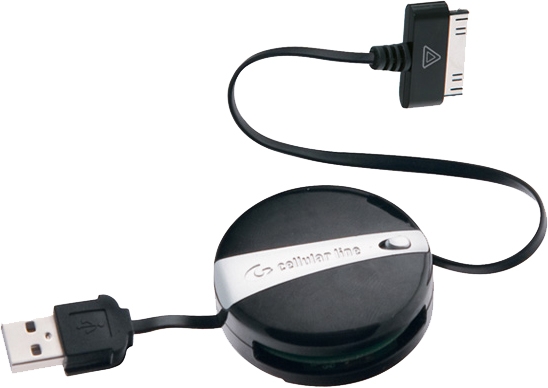 

Кабель CellularLine ROLLDATACIPHONE USB - Apple (широкий) 2 м
