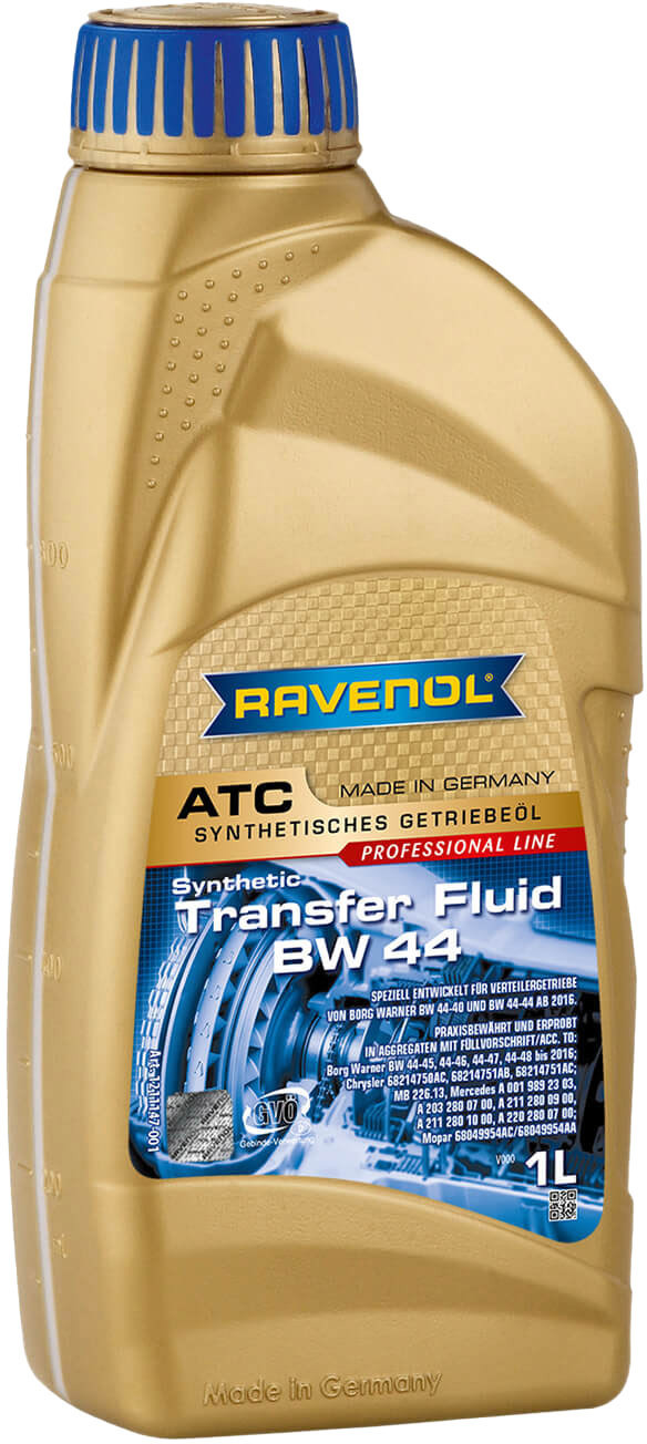 

Трансмиссионное масло Ravenol ATC Transfer Fluid BW 44 синтетическое 1211147001