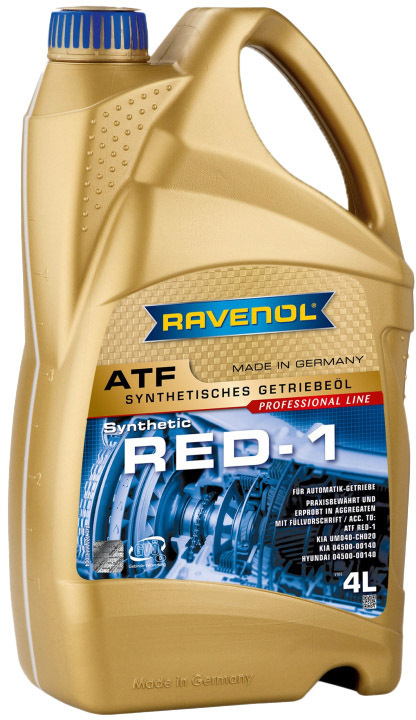 

Трансмиссионное масло Ravenol ATF RED-1 синтетическое 1211117004