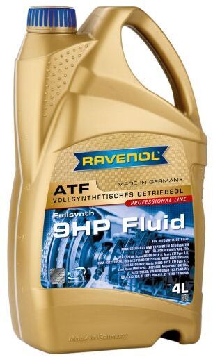 

Трансмиссионное масло Ravenol ATF 9HP Fluid синтетическое 1211149004