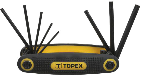 

Набор ключей шестигранных Topex 35D959 T9-T40 1 шт