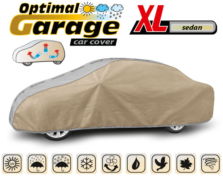 

Автомобильный тент Kegel Optimal Garage 5-4323-241-2092 серый+бежевый