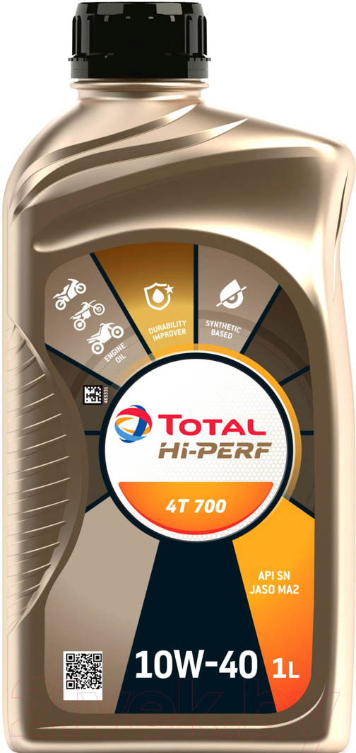 

Моторное масло 4T Total Hi-Perf 700 10W-40 215734
