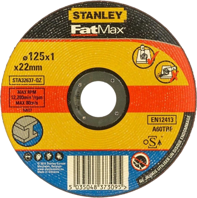 

Круг отрезной Stanley FatMax STA32637-QZ 125 мм