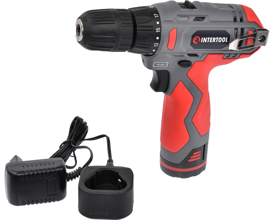 

Шуруповерт Intertool аккумуляторный DT-0310 (1 аккумулятор + ЗУ) Intertool DT-0310