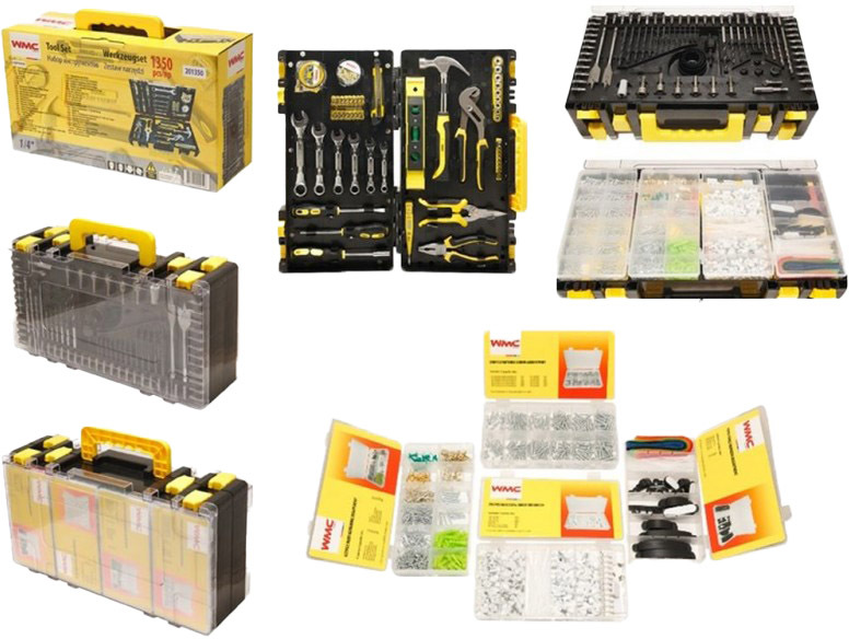 

Набор инструментов WMC Tools 201350 1/4" 1350 шт.