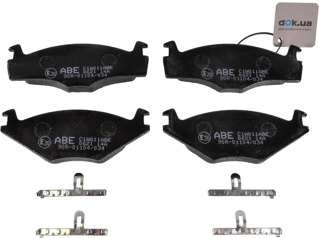 

Abe C1W011ABE Тормозные колодки
