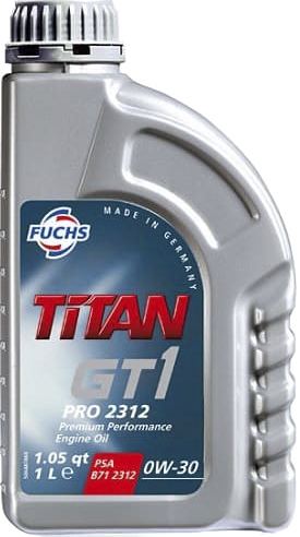 

Моторное масло Fuchs Titan GT1 Pro 2312 0W-30 синтетическое 601780035