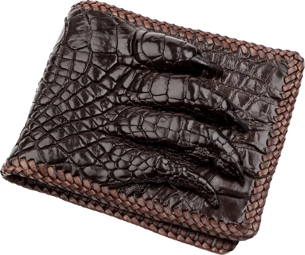 

Портмоне-органайзер Crocodile Leather 18229 без логотипа авто коричневый