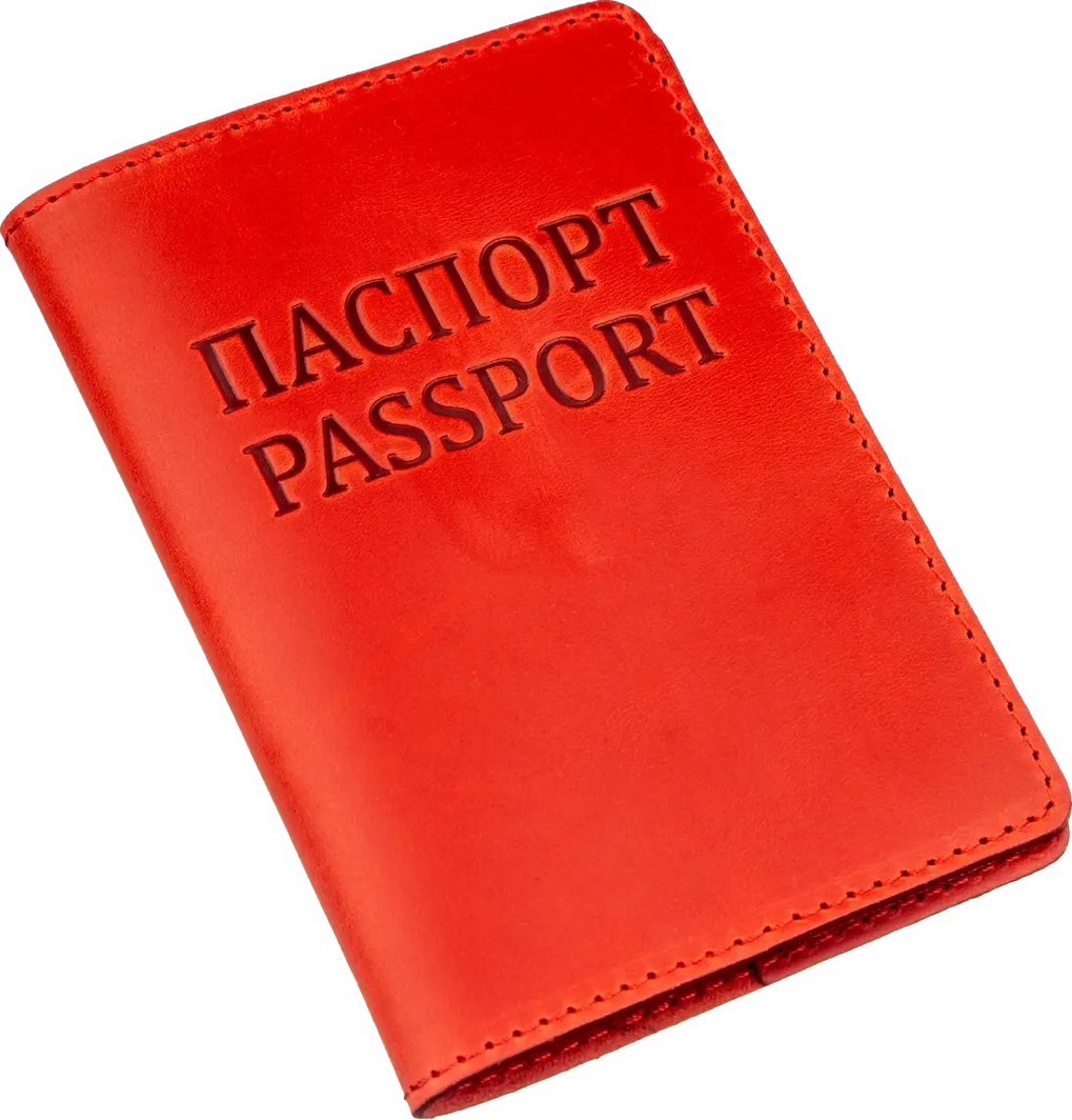 

Обложка для паспорта Shvigel 13959 без логотипа авто красный