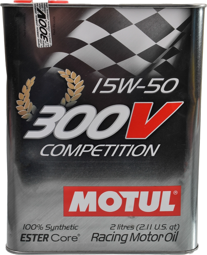 

Моторное масло Motul 300V Competition 15W-50 синтетическое 825702