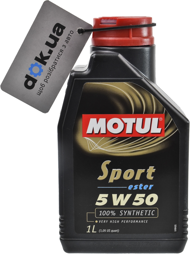 

Моторное масло Motul Sport 5W-50 синтетическое 824306