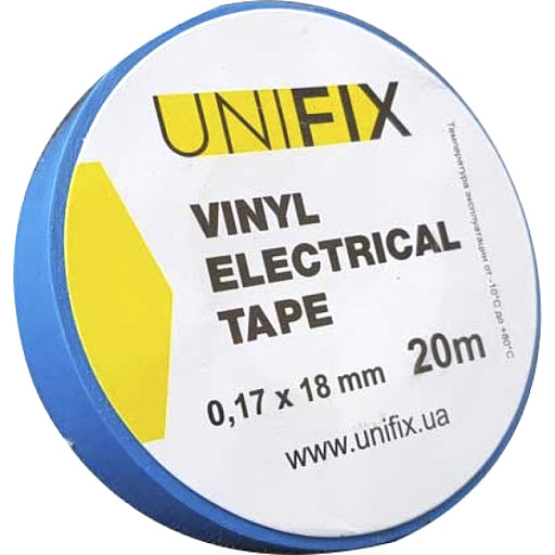 

Изолента UNIFIX ETU-20BLUE синий ПВХ 17 мм х 20 м
