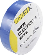 

Изолента UNIFIX ETU-25BLUE синий ПВХ 17 мм х 25 м