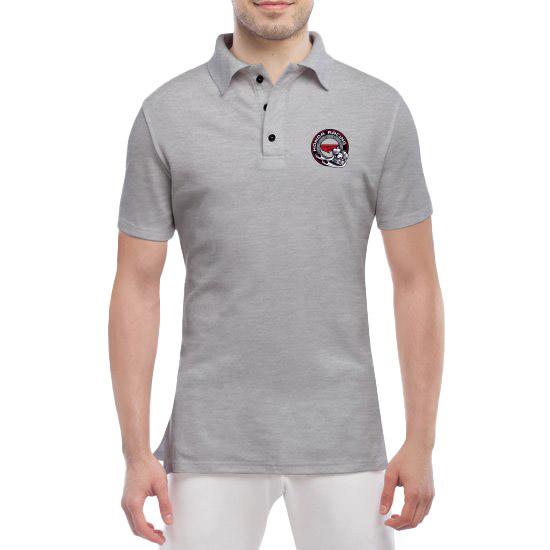 

Футболка мужская Globuspioner поло Honda Racing серая принт спереди 2359353286