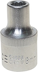 

Торцевая головка Rockforce RF-54908 8 мм 1/2"