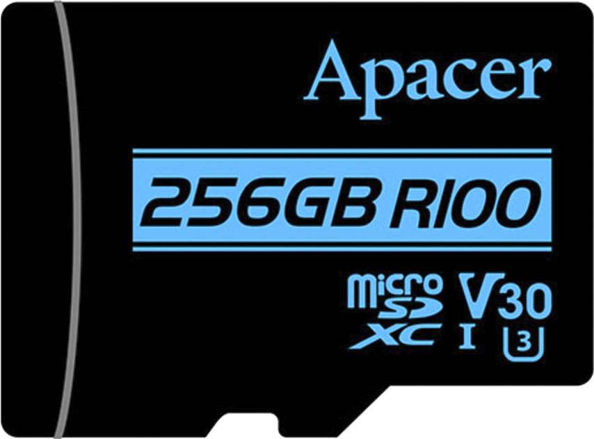 

Карта памяти Apacer microSDXC 256 ГБ с SD-адаптером AP256GMCSX10U7-R