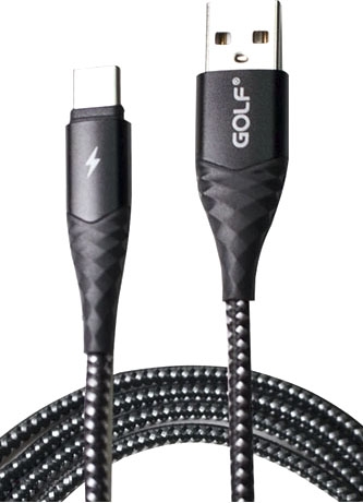 

Кабель Golf GC-67t GF-GC67T10-K USB - USB type-C 1 м