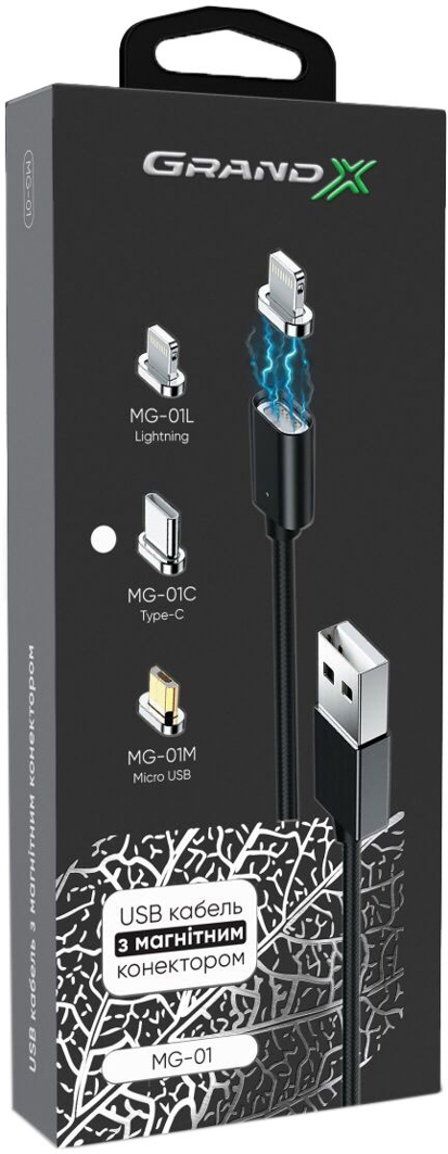 

Кабель Grand-X MG-01C USB - USB type-C 1 м