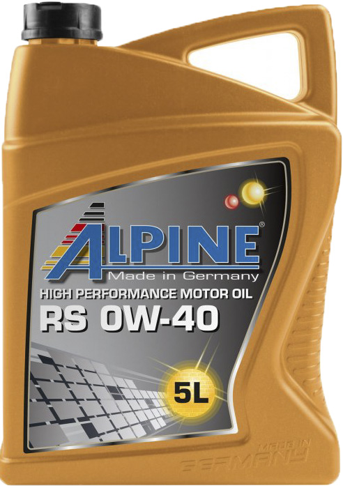 

Моторное масло Alpine RS 0W-40 синтетическое 100222