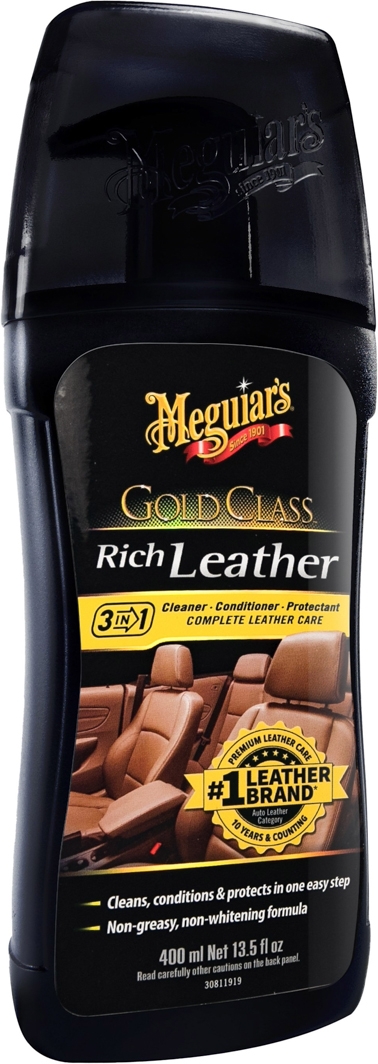 

Очиститель салона Meguiar Gold Class Rich Leather Gel 400 мл G17914