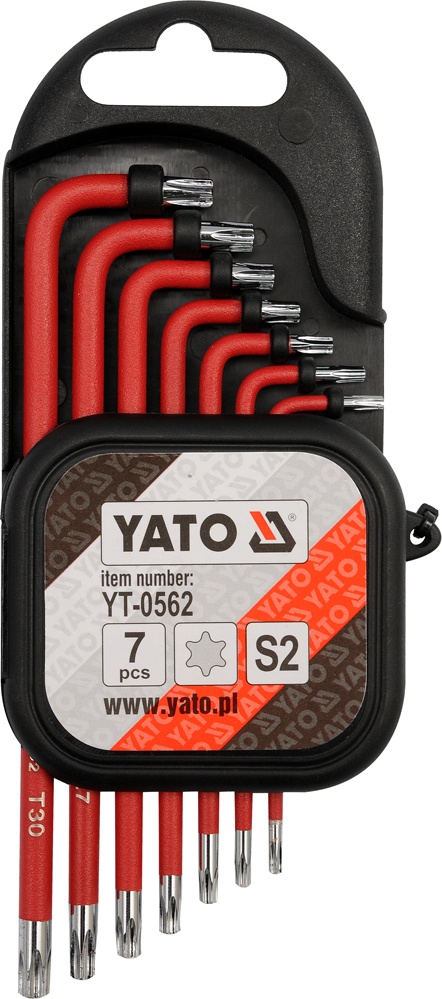 

Набор ключей TORX Yato YT-0562 T9H-T30H 7 шт