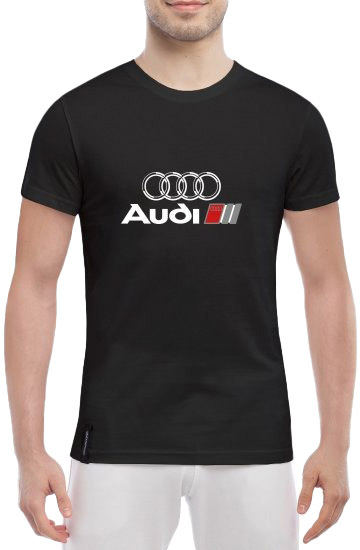 

Футболка мужская Globuspioner классическая Audi S Line Logo черный спереди 143561727