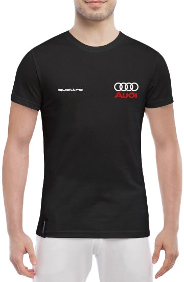 

Футболка мужская Globuspioner классическая Audi Allroad Quattro черный спереди 664781724