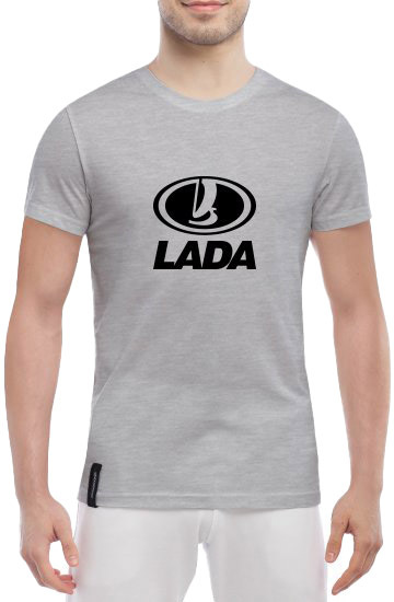 

Футболка мужская Globuspioner классическая Lada Logo серый спереди 14838172857