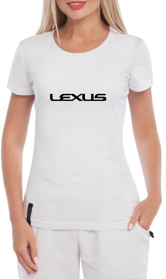 

Футболка женская Globuspioner классическая Lexus белая принт спереди 139582714