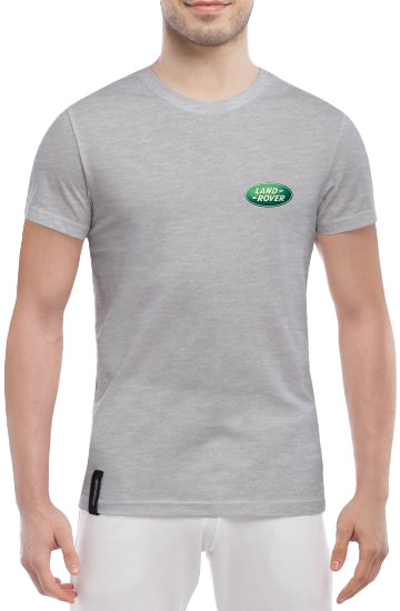 

Футболка мужская Globuspioner классическая Land Rover Mini Logo серый спереди 66603172857