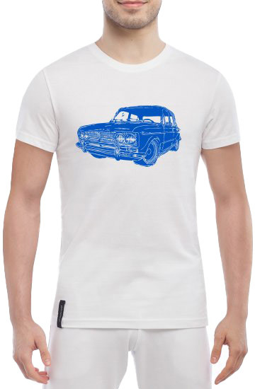 

Футболка мужская Globuspioner классическая VAZ 2106 белый спереди 688231717