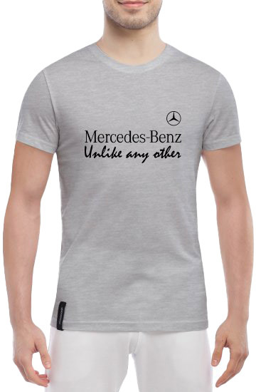 

Футболка мужская Globuspioner классическая Mercedes Slogans серый спереди 7222017282