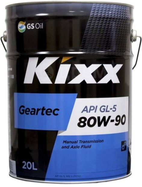 

Трансмиссионное масло Kixx Geartec GL-5 80W-90 GS117066