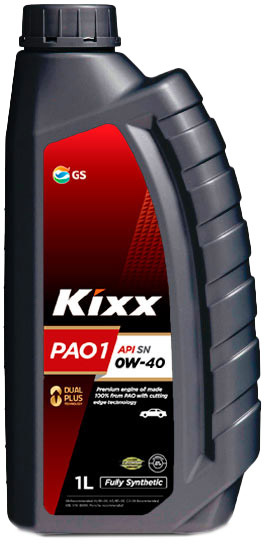 

Моторное масло Kixx PAO 1 0W-40 синтетическое GS113096