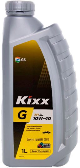 

Моторное масло Kixx G SL 10W-40 полусинтетическое GS1131222