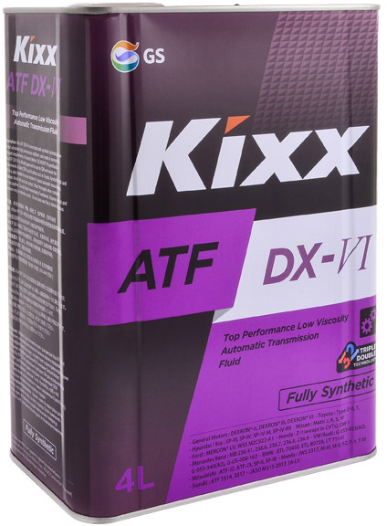 

Трансмиссионное масло Kixx ATF DX-VI синтетическое GS1131534
