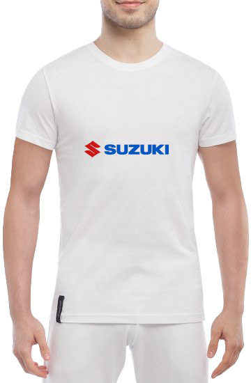 

Футболка мужская Globuspioner классическая Suzuki Logo белый спереди 143461717