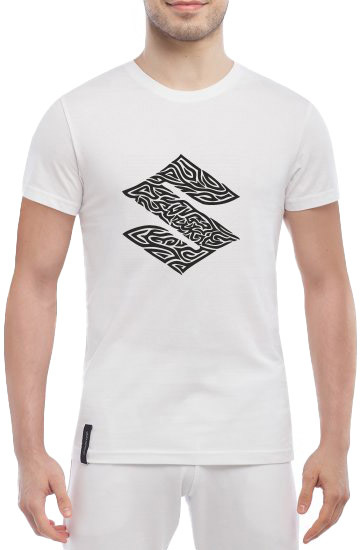 

Футболка мужская Globuspioner классическая Suzuki Motor Art белый спереди 232781716